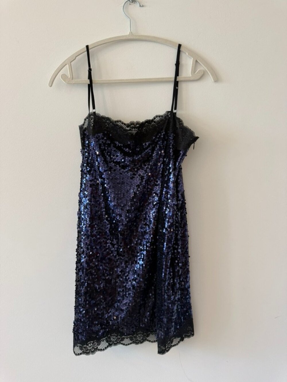 Reformation Nadene Dress in Navy Size Medium